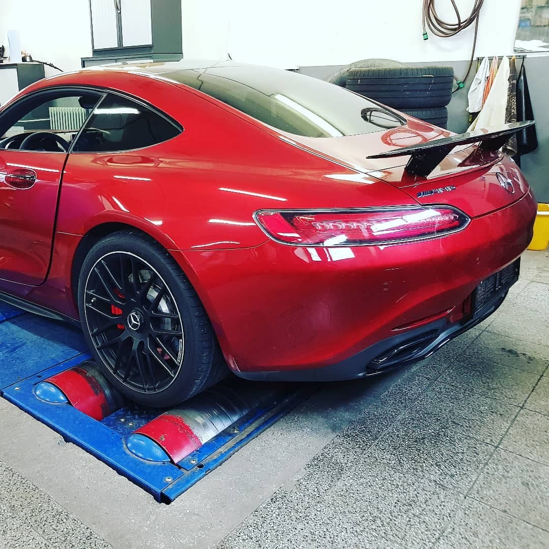 Mercedes-AMG GT S 4.0 V8 Biturbo v dílně Powerchip